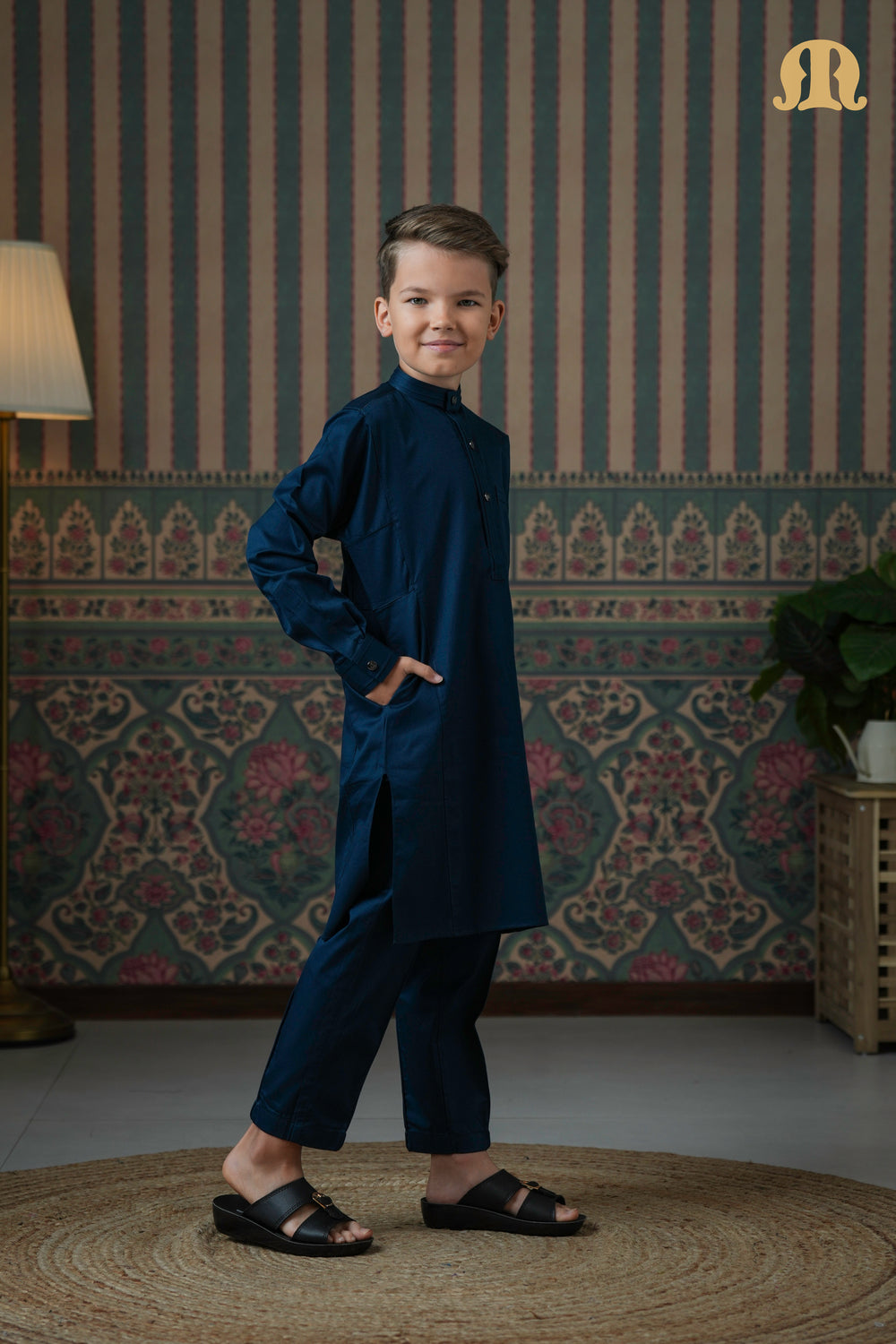Terfi Kali Kurta Blue 2.0 For Boys