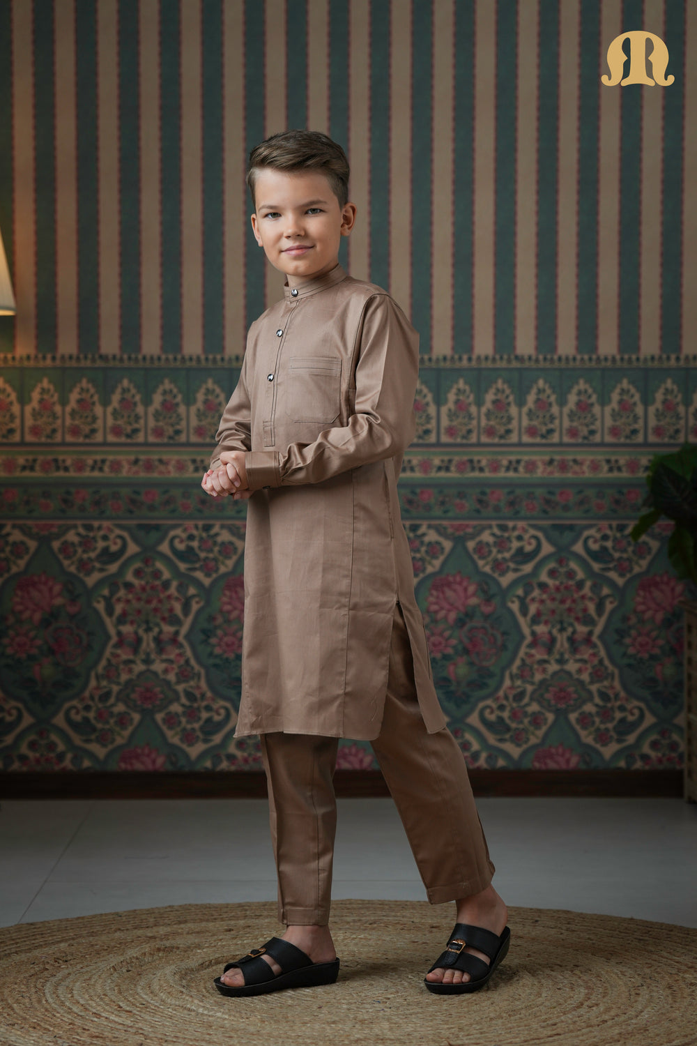 Terfi Kali Kurta Brown 2.0 For Boys