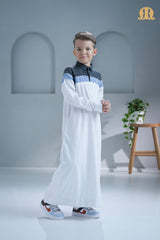Belloumi White Thobe for Kids