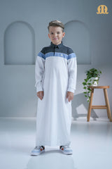Belloumi White Thobe for Kids