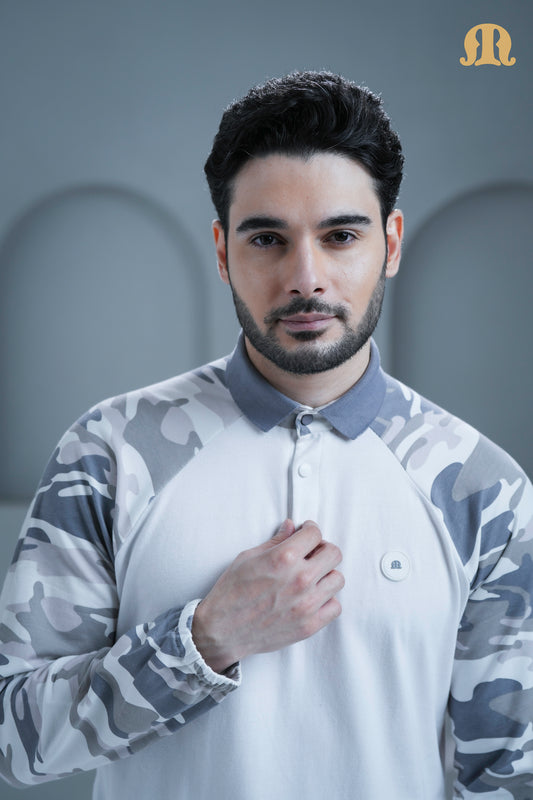 Ordu White Knitted Thobe For Men