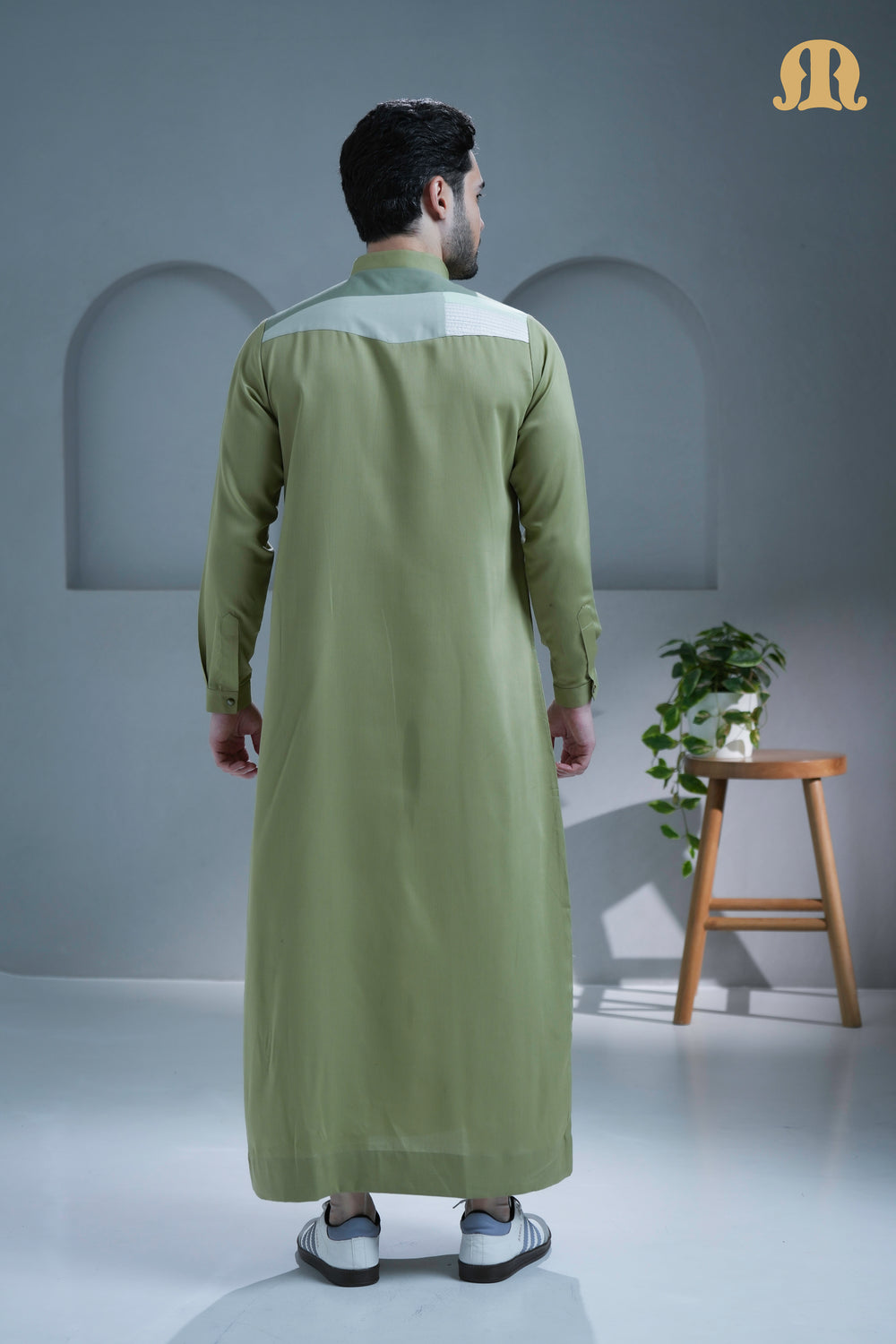 Logi Green Thobe For Men