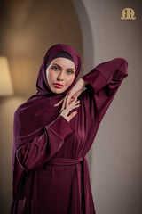 Kestane Co Ord Set Maroon