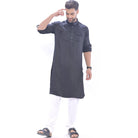 Oday Pathani Set Black Men - Mashroo