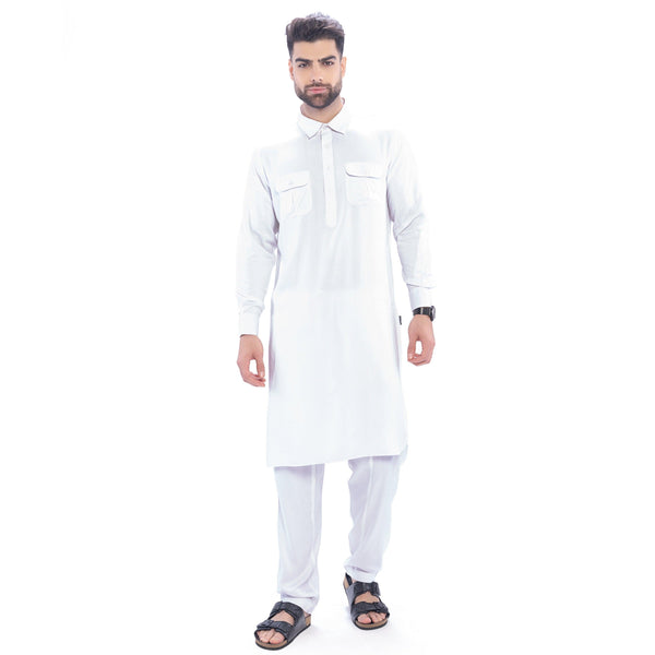 Oday Pathani Set White Men - Mashroo