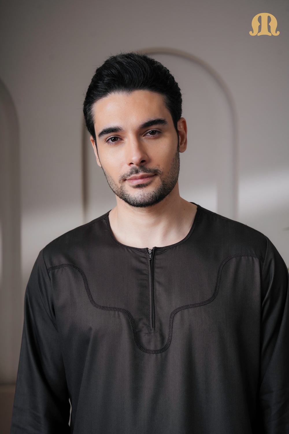 Kurvig Omani 2.0 Dark Brown Thobe Mens