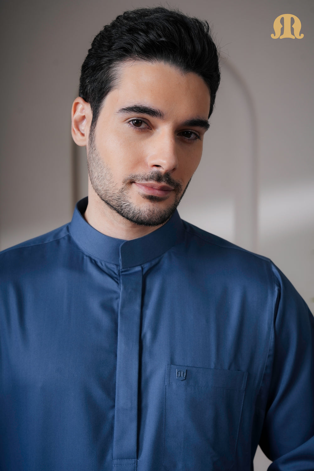 Kurvig Saudi 2.0 Blue Thobe Mens