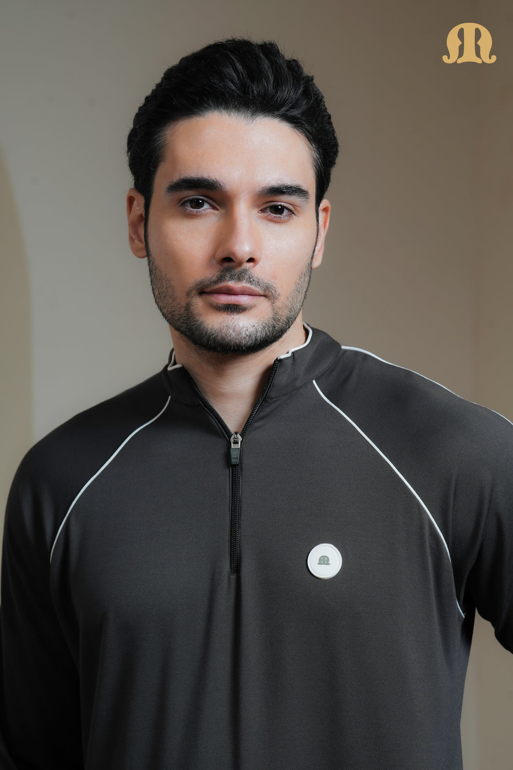 Green Gering Knitted Thobe Mens