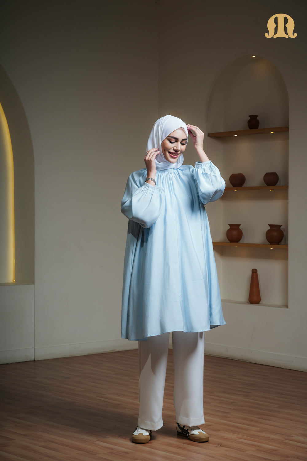 ZARIYA TUNIC BLUE