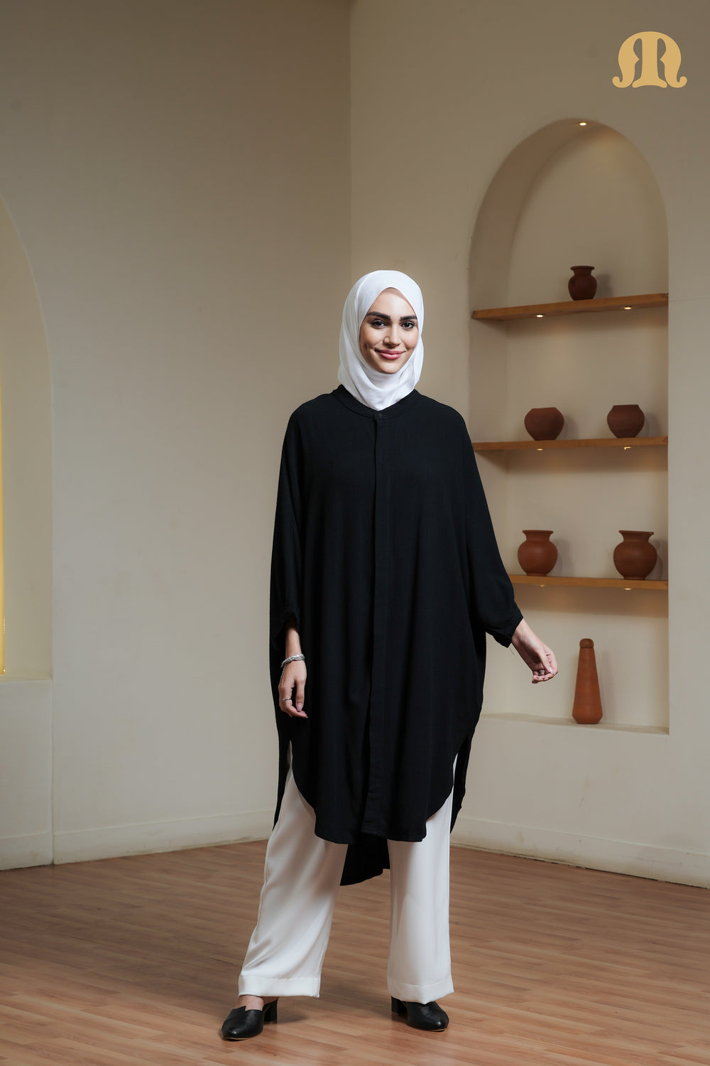 AMANI TUNIC BLACK CHT06