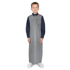 Aspero Grey Thobe for Kids - Mashroo