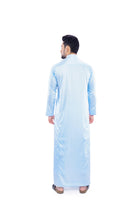 Kurvig Saudi Sky Blue Thobe Men - Mashroo