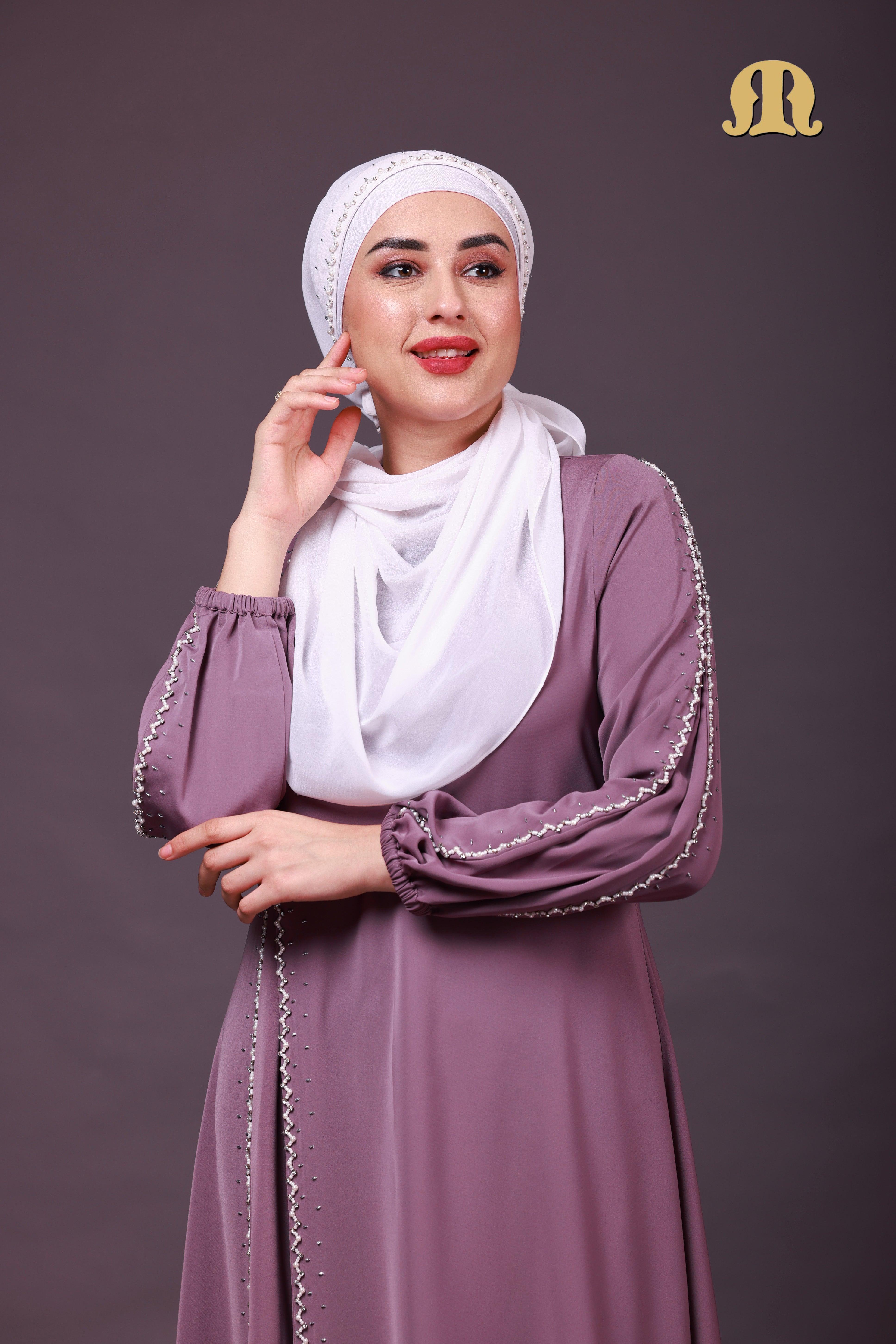 HD5 Lilac Abaya - Mashroo