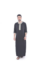 Ezzal Moroccan Black Thobe Men - Mashroo