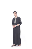 Ezzal Moroccan Black Thobe Men - Mashroo