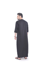 Ezzal Moroccan Black Thobe Men - Mashroo