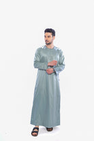 Kurvig Omani Green Thobe Men - Mashroo