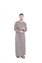 Kurvig Omani Brown Thobe Men - Mashroo