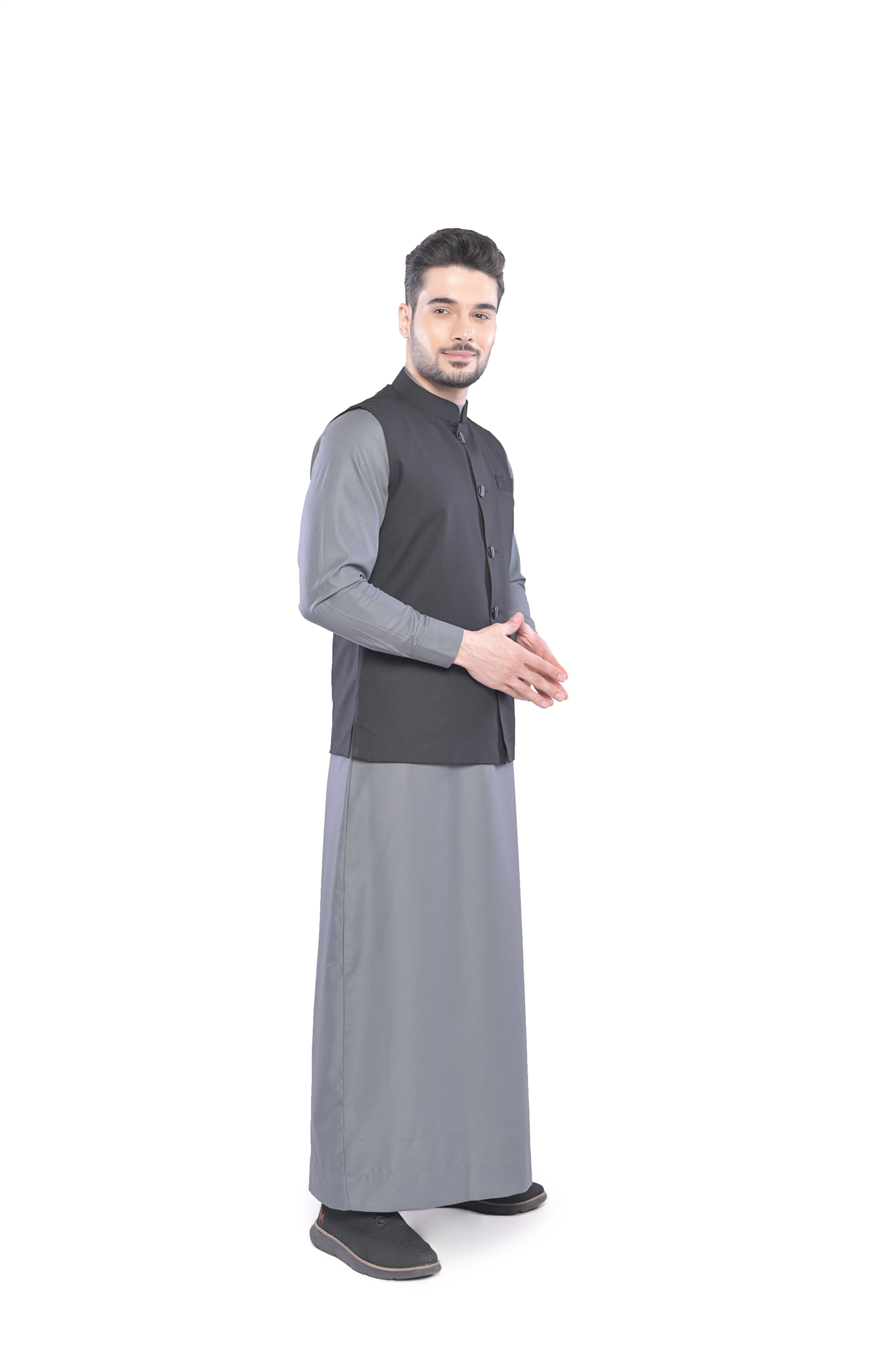 Duzgun Waist Coat Thobe Men - Mashroo