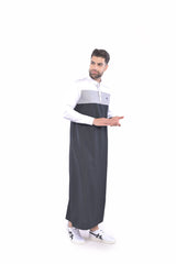 Striped Renkli Men Thobe Men - Mashroo