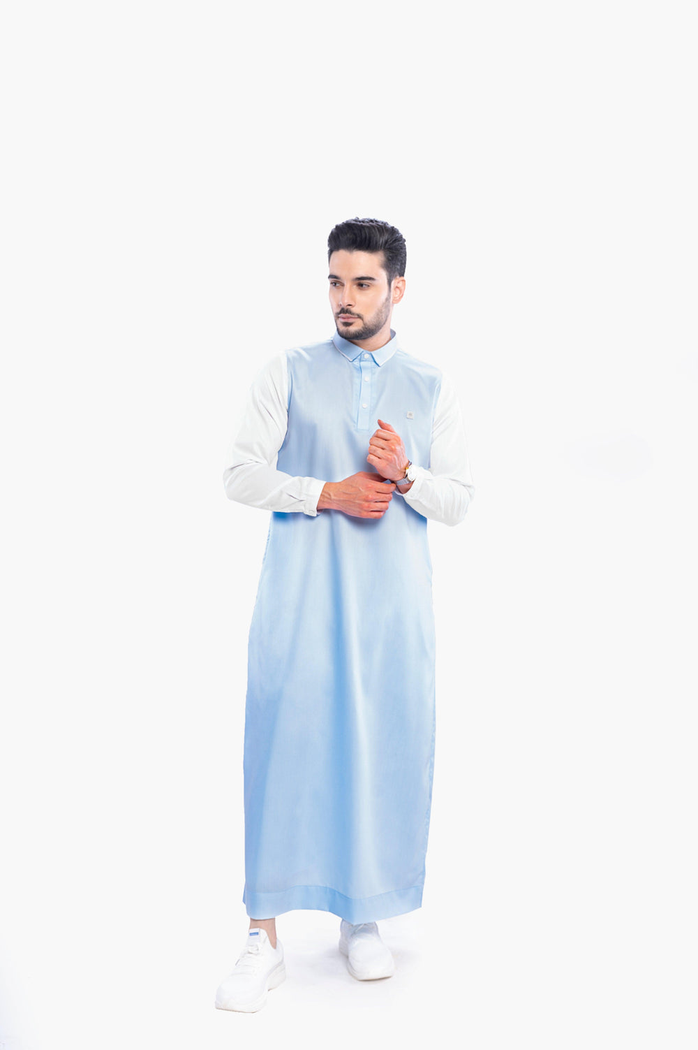 Klug Sky Blue Thobe Men - Mashroo