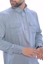 Oday Pathani Set Grey Men - Mashroo