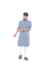 Oday Pathani Set Grey Men - Mashroo