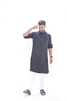 Oday Pathani Set Black Men - Mashroo