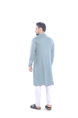 Barhoush Kurta Set Green - Mashroo