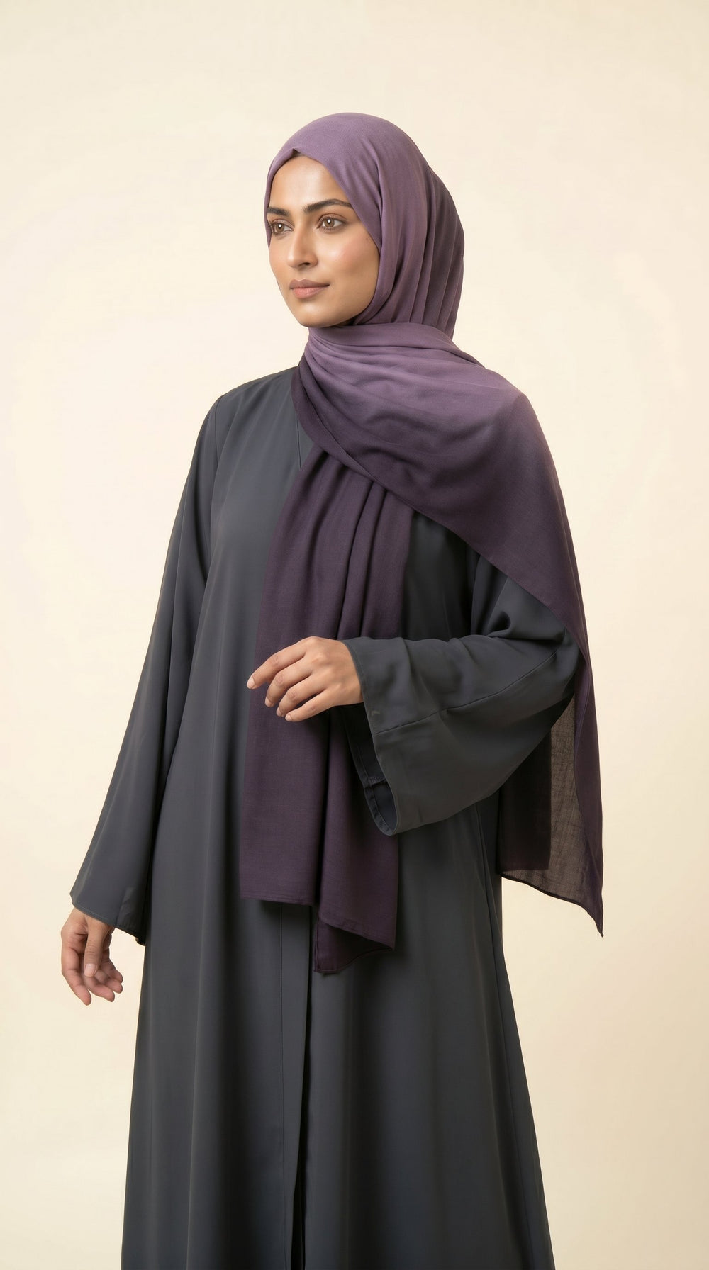 Premium Ombre Modal Hijab | Mulberry Mist
