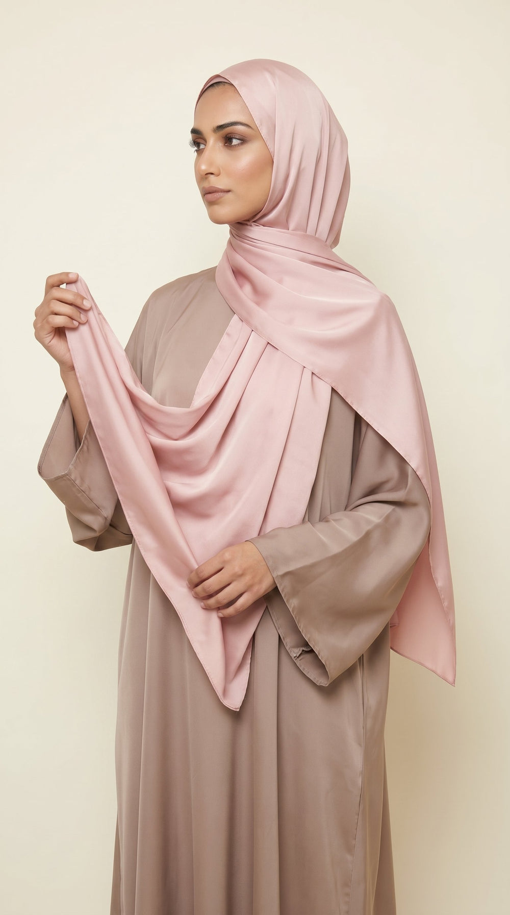 Premium Satin Hijab | Soft Pink