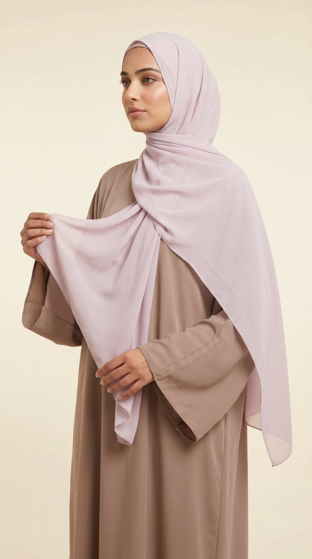 Premium Soft Chiffon Hijab | Lilac Mist