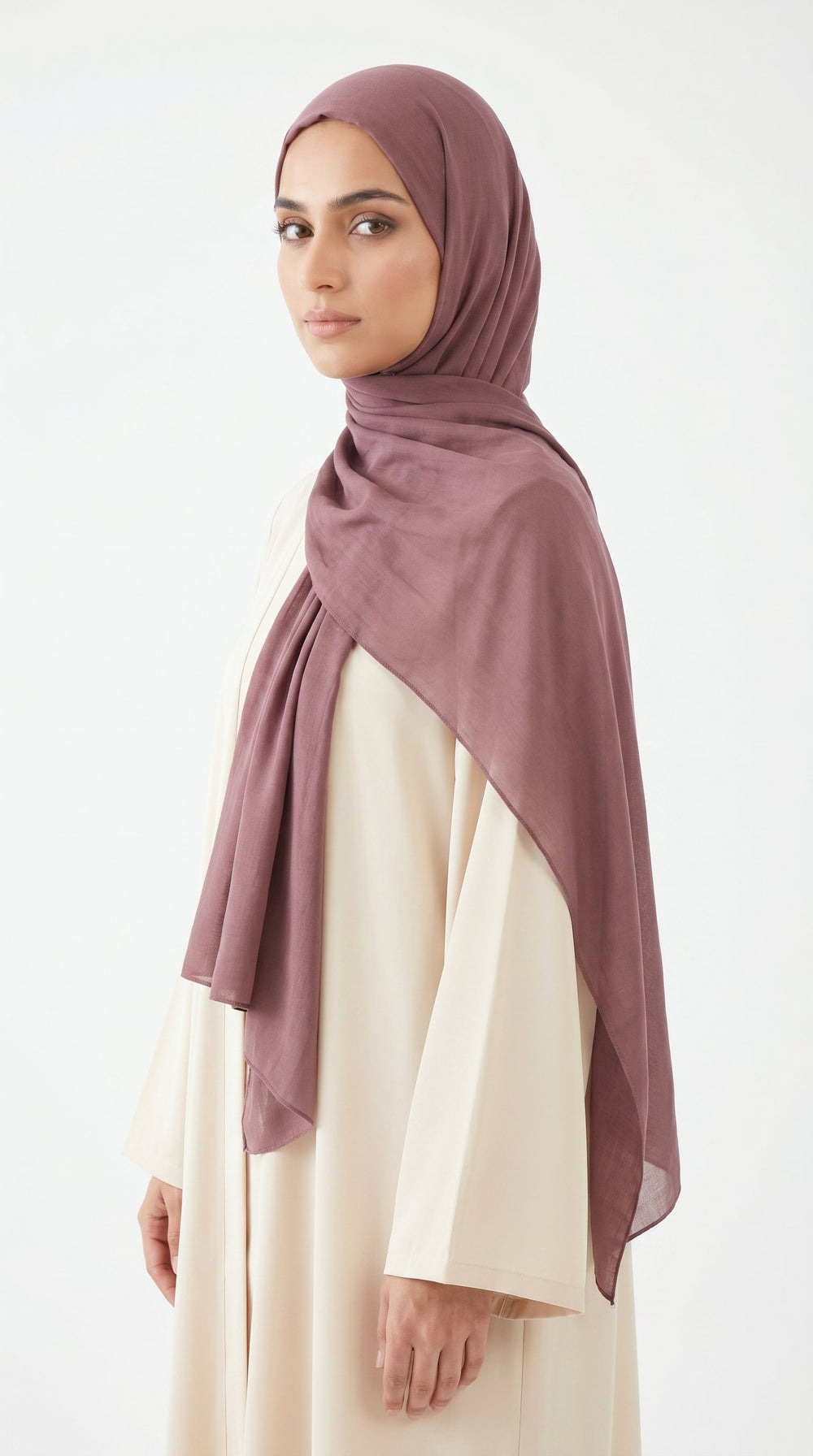 Premium Modal Rayon Hijab | Dusty Mauve
