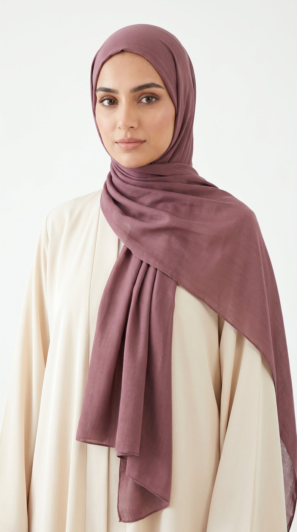 Premium Modal Rayon Hijab | Dusty Mauve