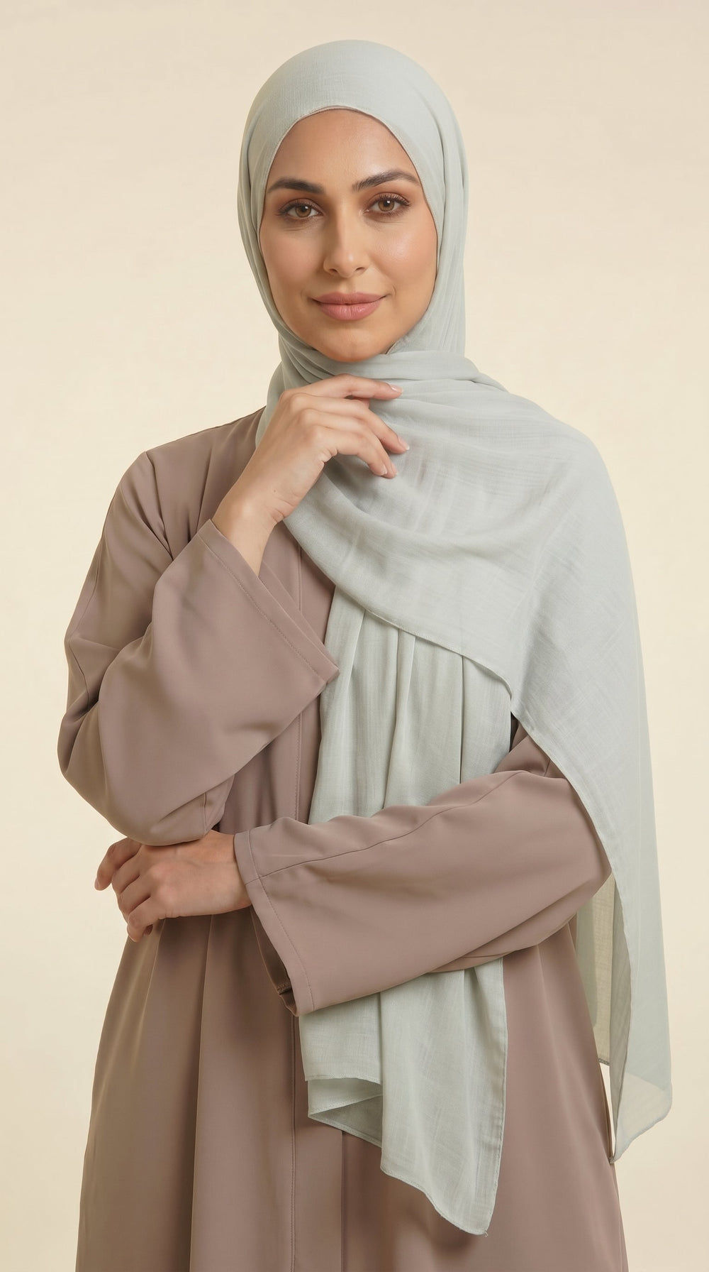 Premium Modal Rayon Hijab | Mist Grey