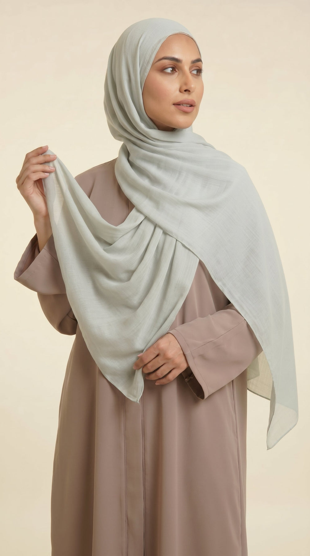 Premium Modal Rayon Hijab | Mist Grey