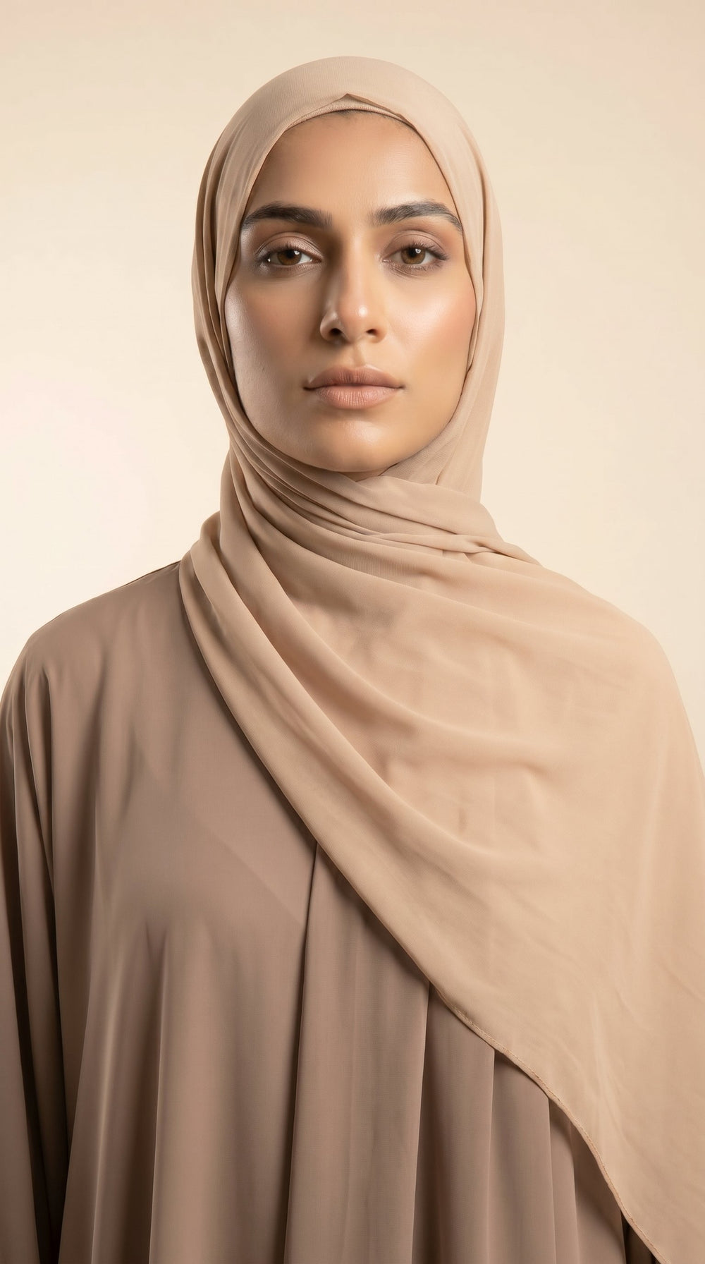 Premium Modal Rayon Hijab | Nude Beige