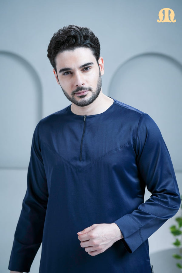 Mashroo Classics Omani Thobe Navy