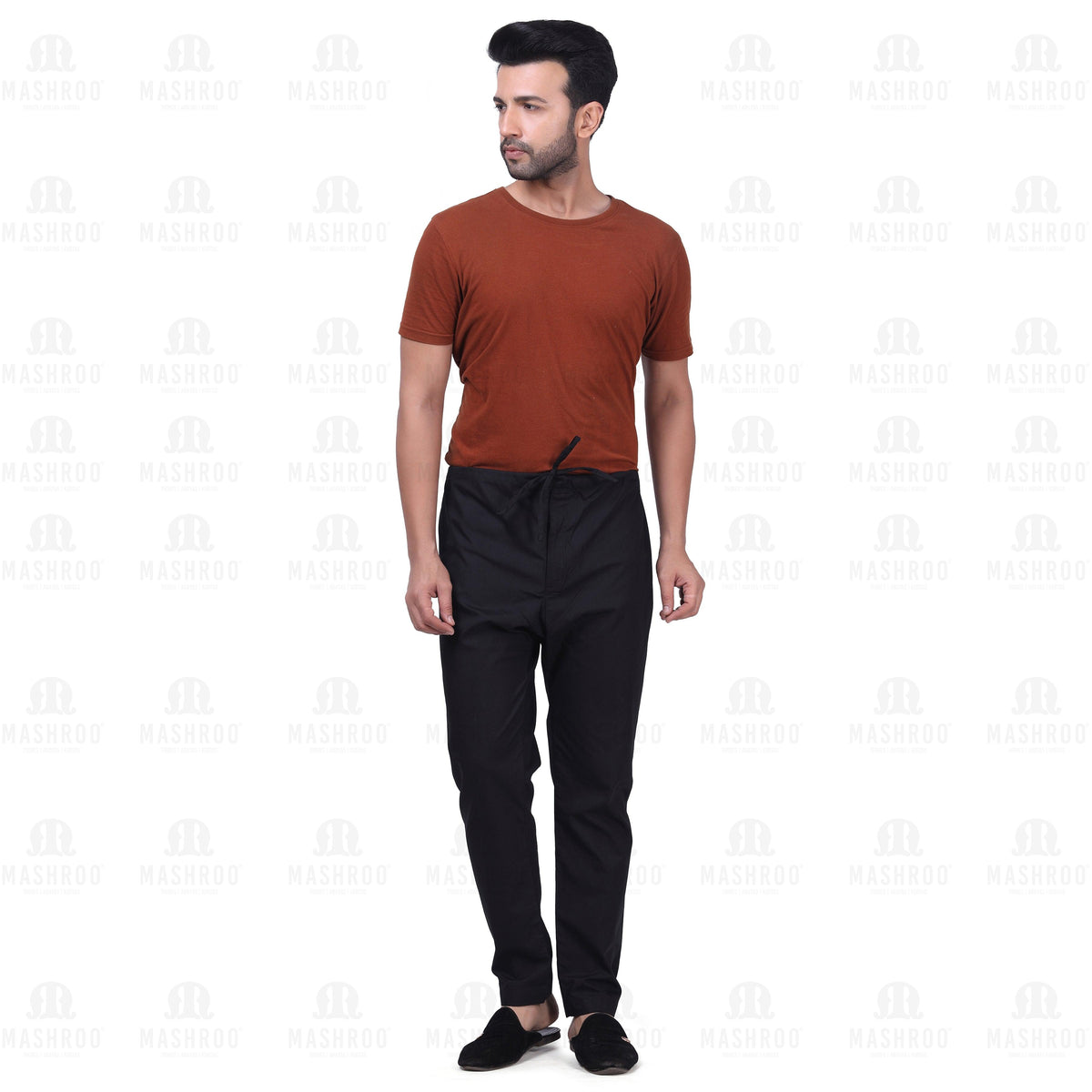 Black Aligari Pajama for Men - Mashroo
