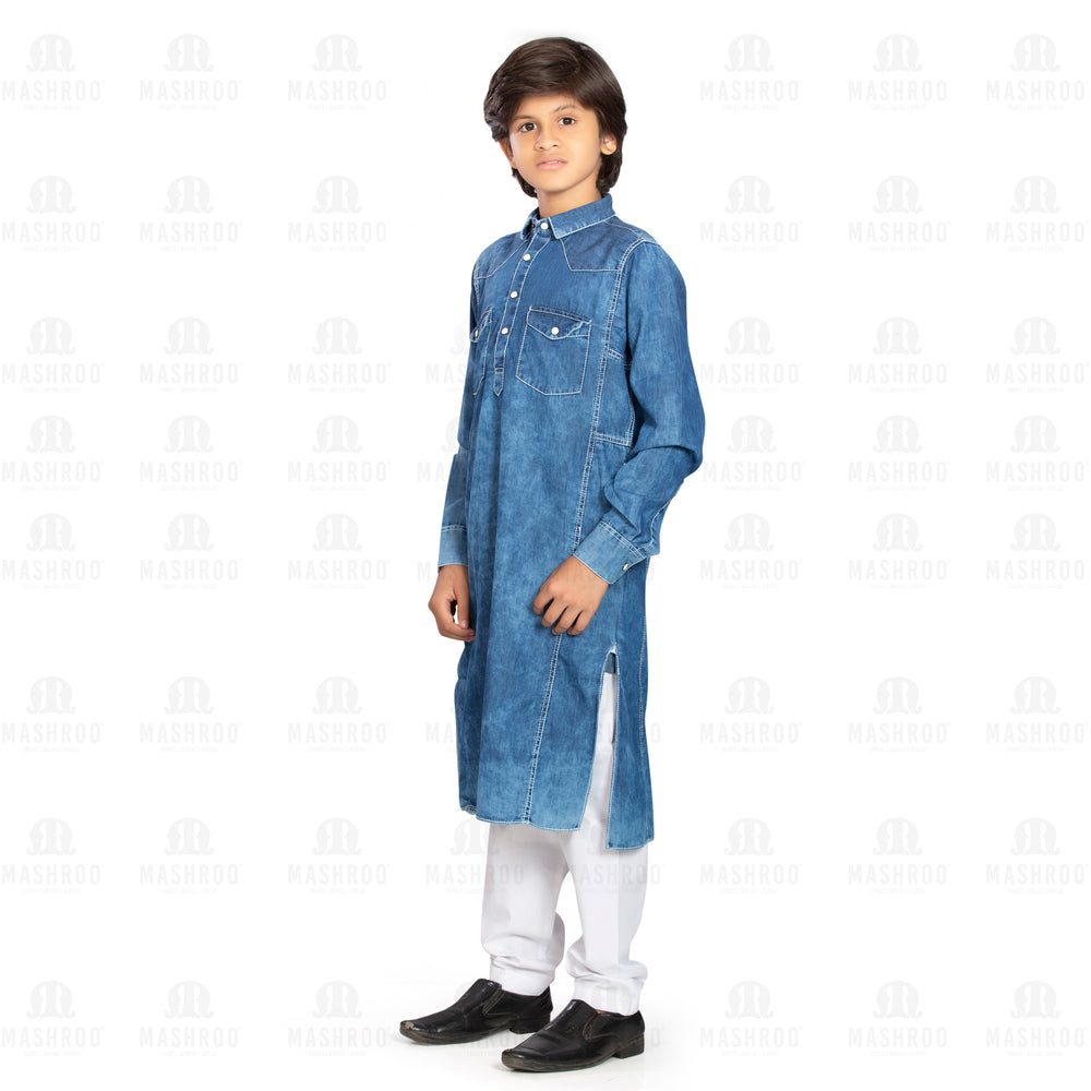 كورتا كالي دينم أزرق من كومبسون للأطفال
