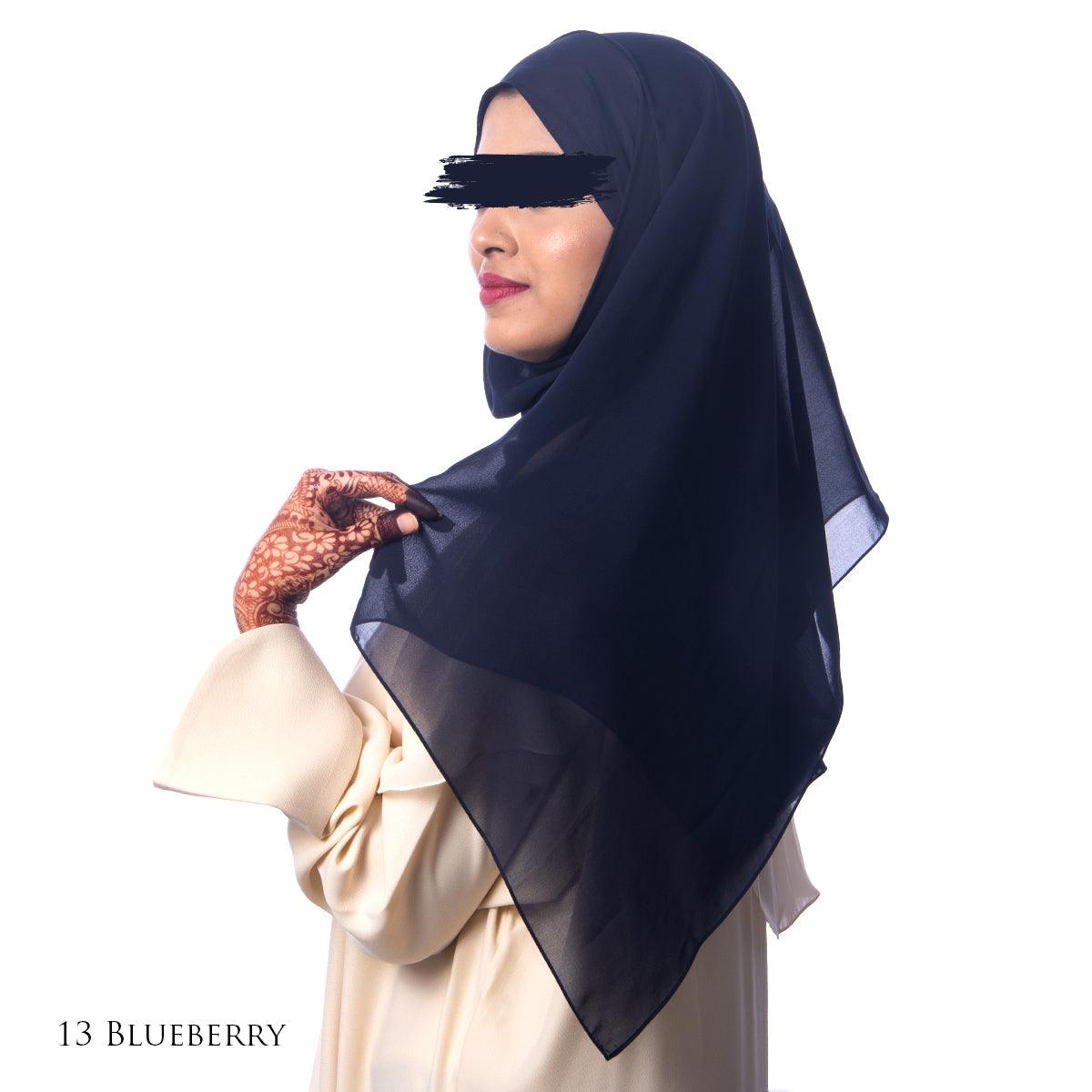 Blueberry Mashroo Macaron Scarf | Hijab #13 - Mashroo