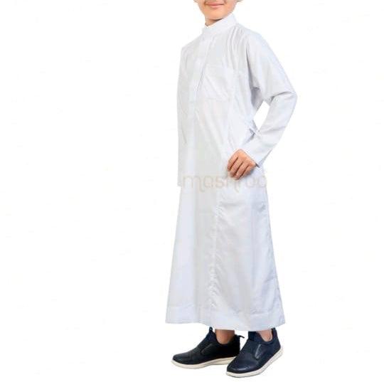 White Lulu Thobe for Boys - Mashroo