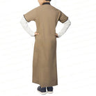 Brown A La Mode Thobe for Boys - Mashroo