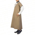 Brown A La Mode Thobe for Boys - Mashroo