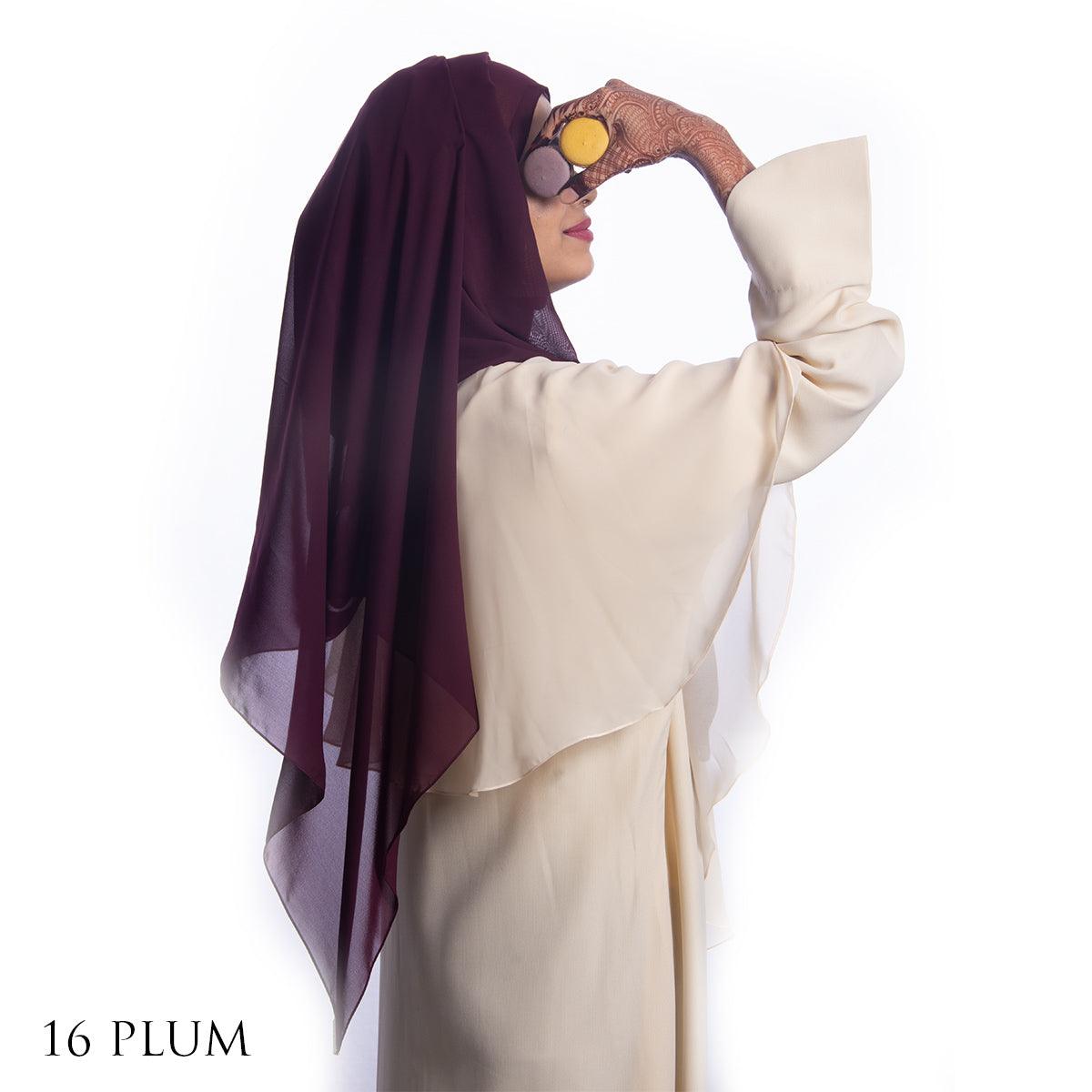 Plum Mashroo Macaron Scarf | Hijab #16