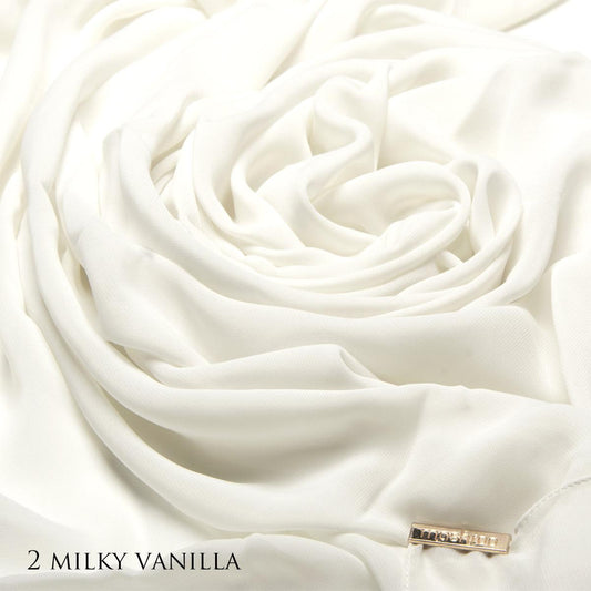Milky Vanilla Mashroo Macaron Scarf | Hijab #2 - Mashroo