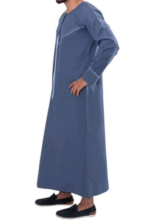 Madina Emirati Blue Thobe for Men