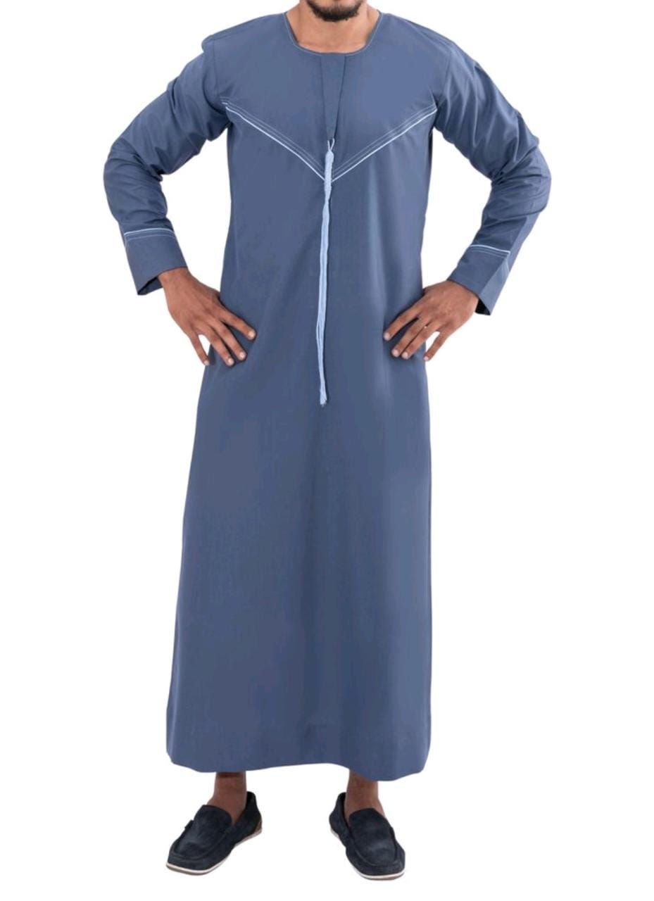 Madina Emirati Blue Thobe for Men