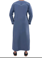 Madina Emirati Blue Thobe for Men