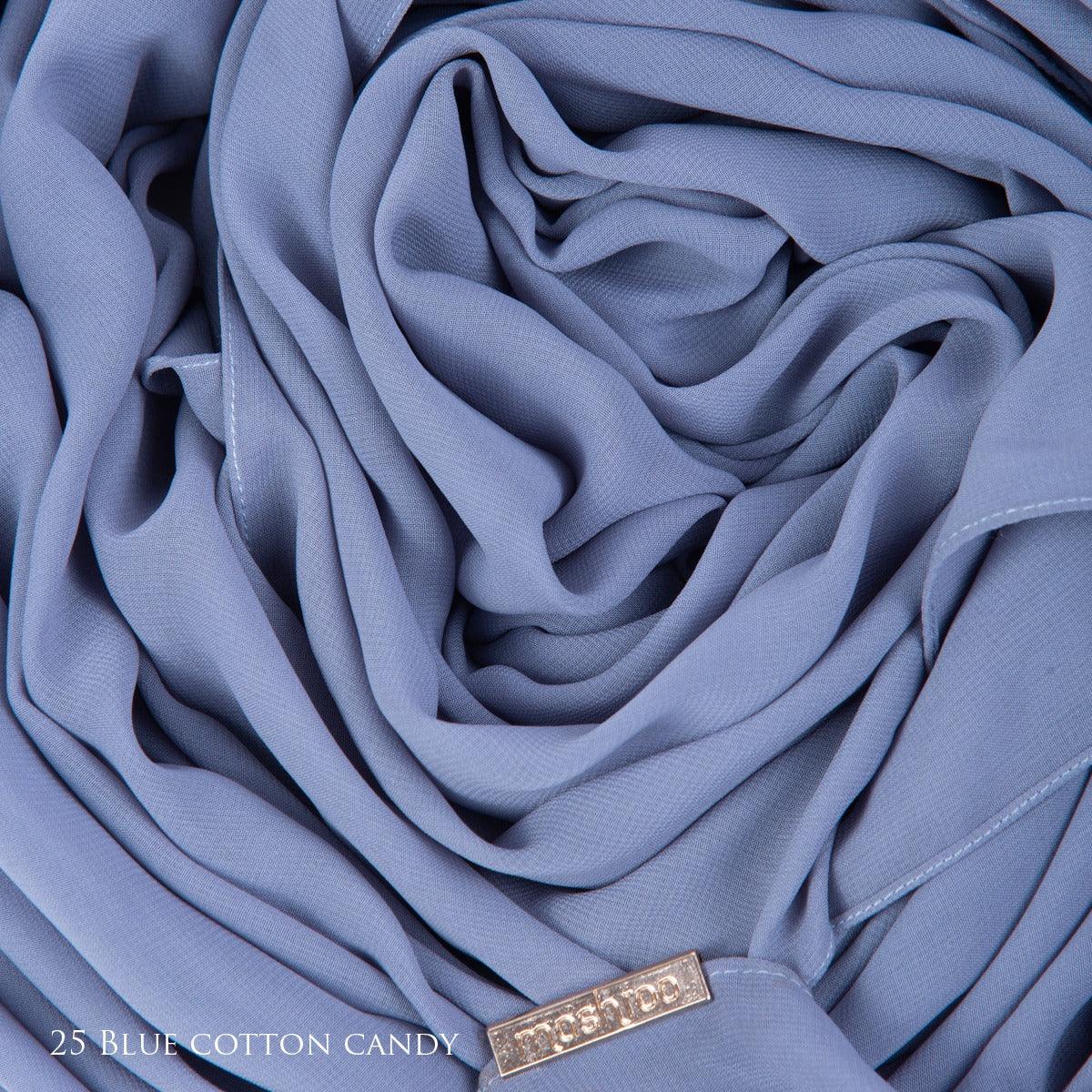 Blue Cotton Candy Mashroo Macaron Scarf | Hijab #25